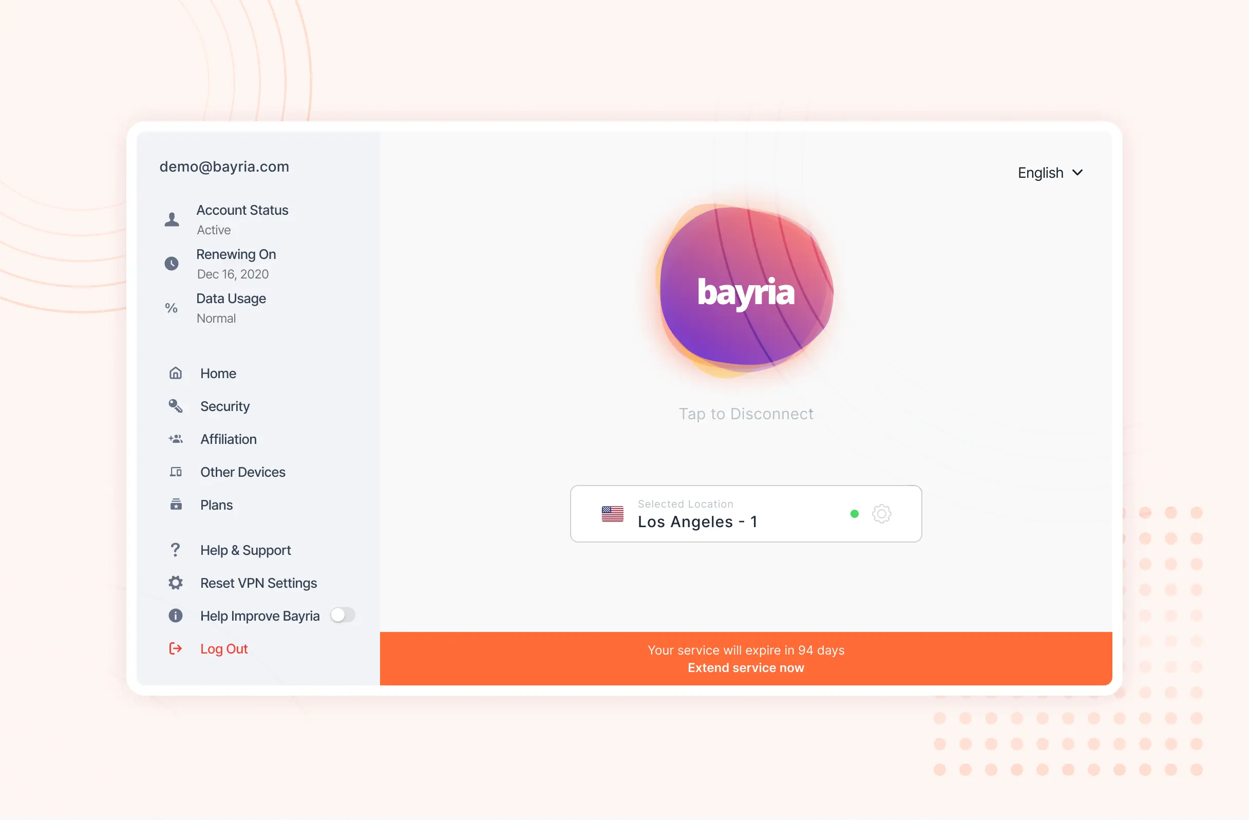 Design for the fastest VPN app