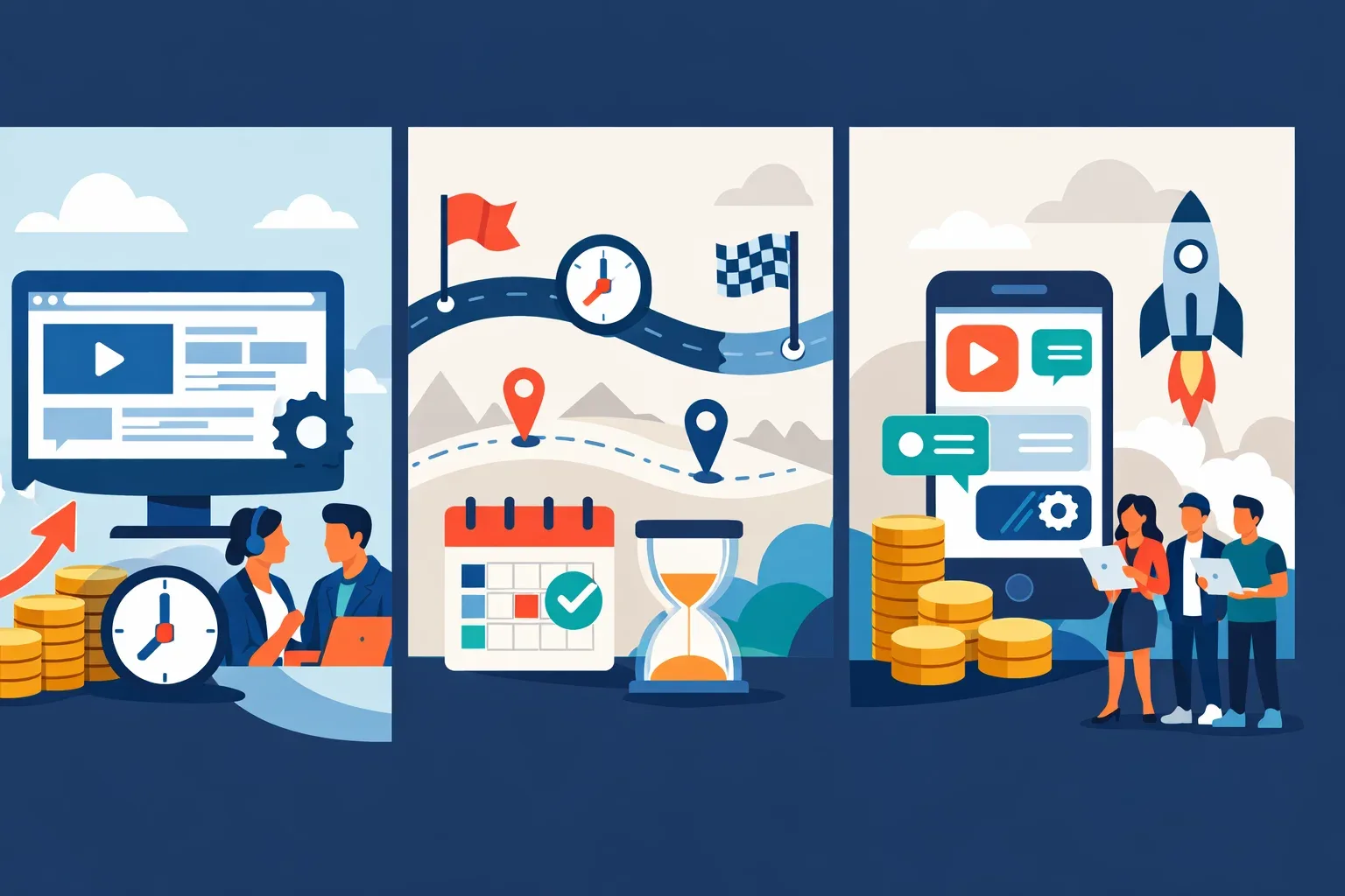 web development vs mobile app development - How Do Cost, Timeline, and Team Structure Compare in Web vs Mobile Projects?