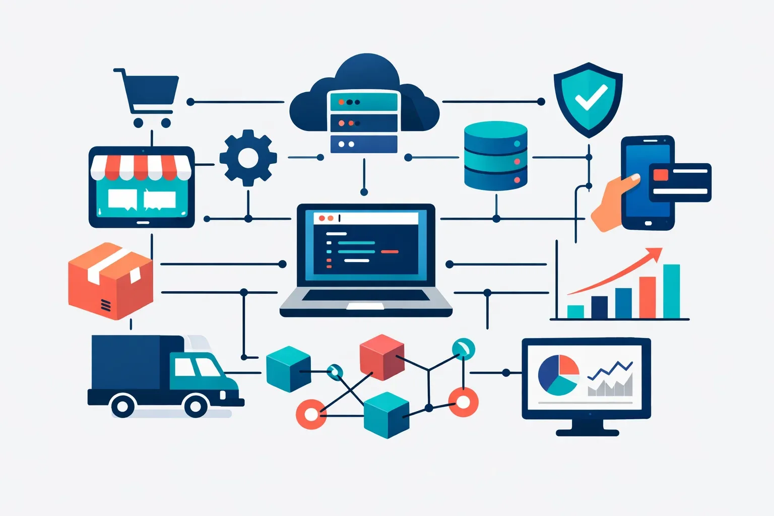 e-commerce software development company - The Technical Architecture Stack Behind High-Performing E-Commerce Platforms