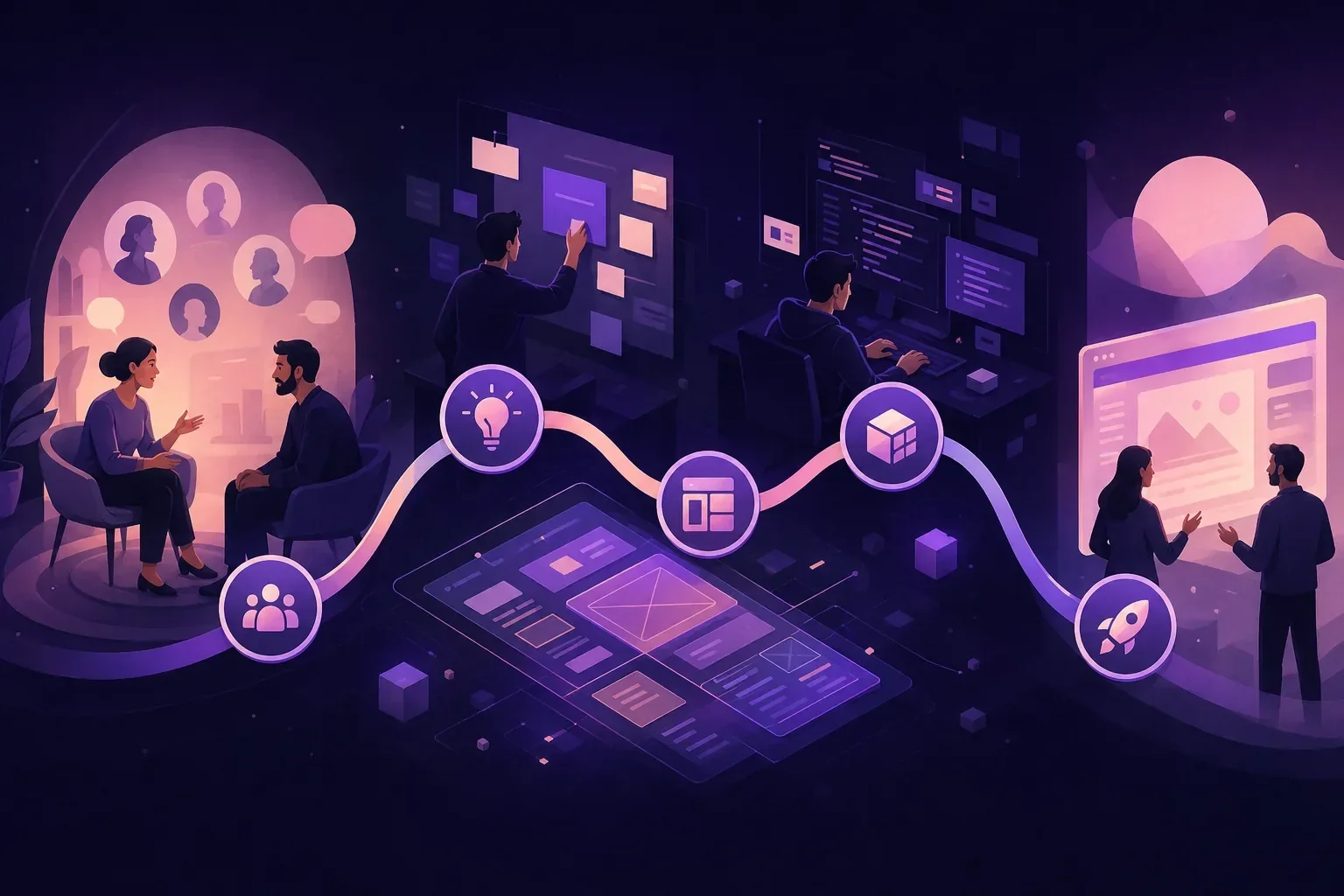 CMS development agency - From User Interviews to First Click: the Design Process That Made it Work