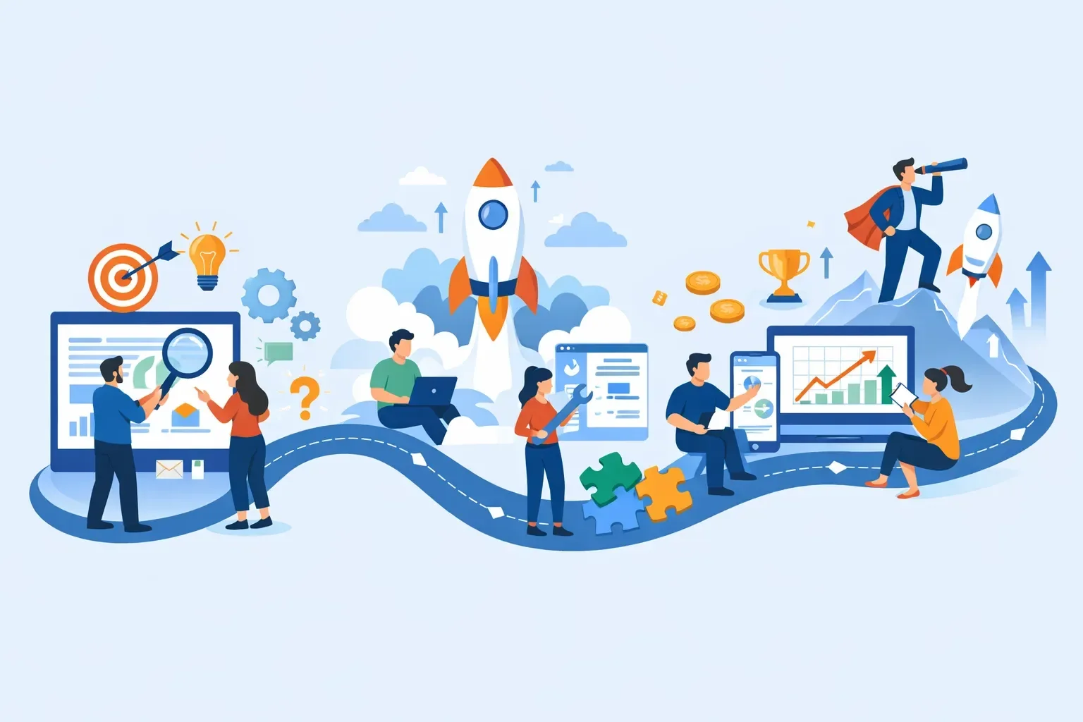 minimum viable product development company - The SaaS MVP Development Process: Stage by Stage