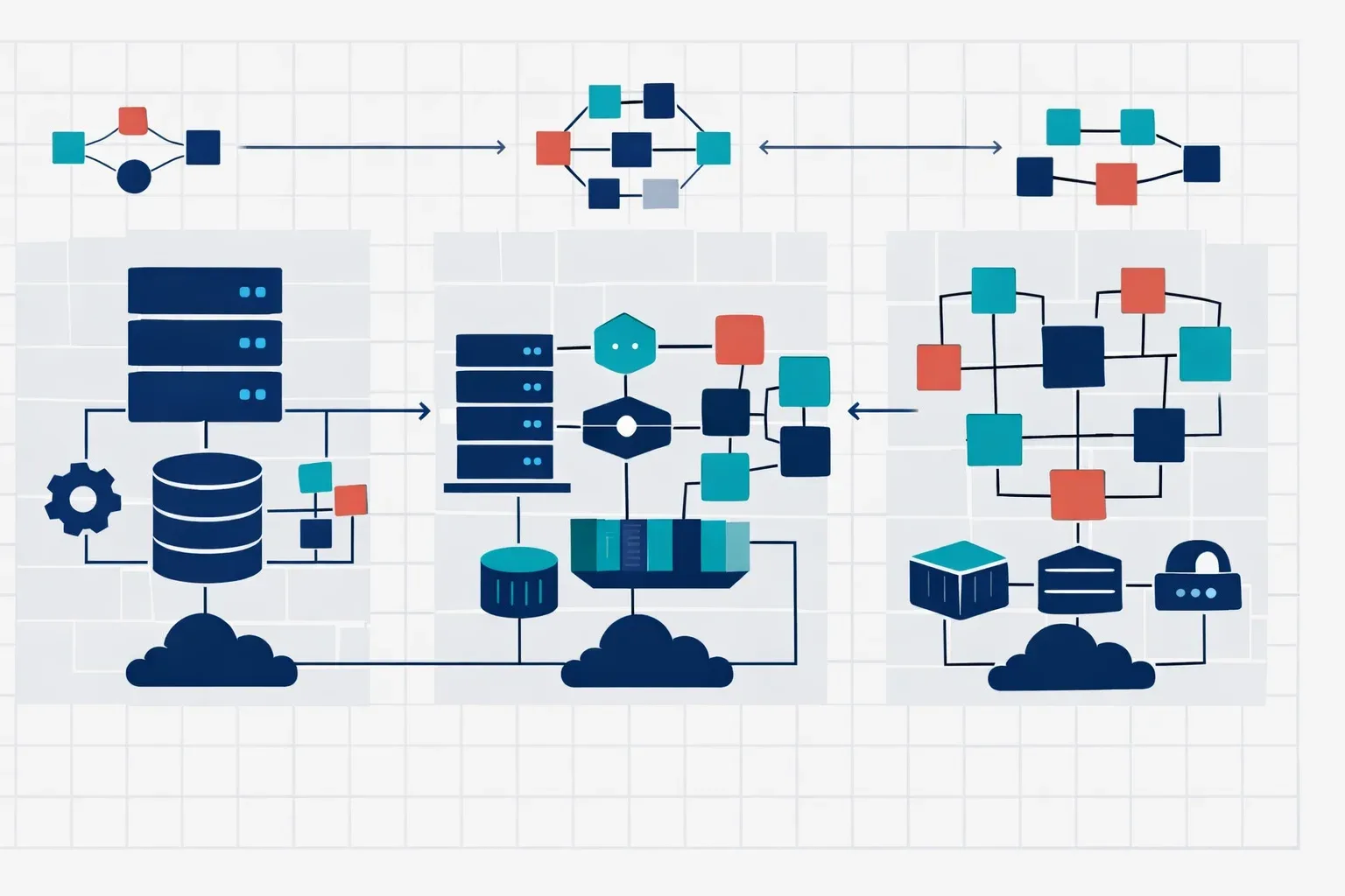 enterprise web software development - Architecture Patterns That Scale: Monolith, Microservices, and the Middle Ground