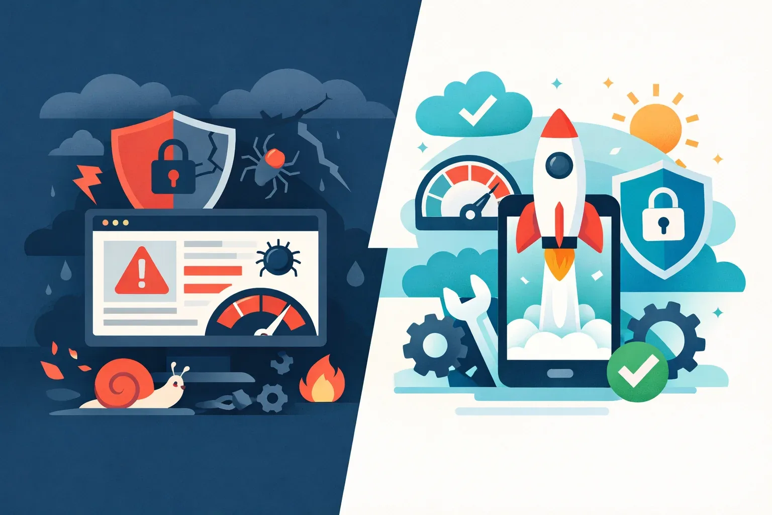 web development vs mobile app development - Performance, Security, and Maintenance: The Hidden Trade-Offs