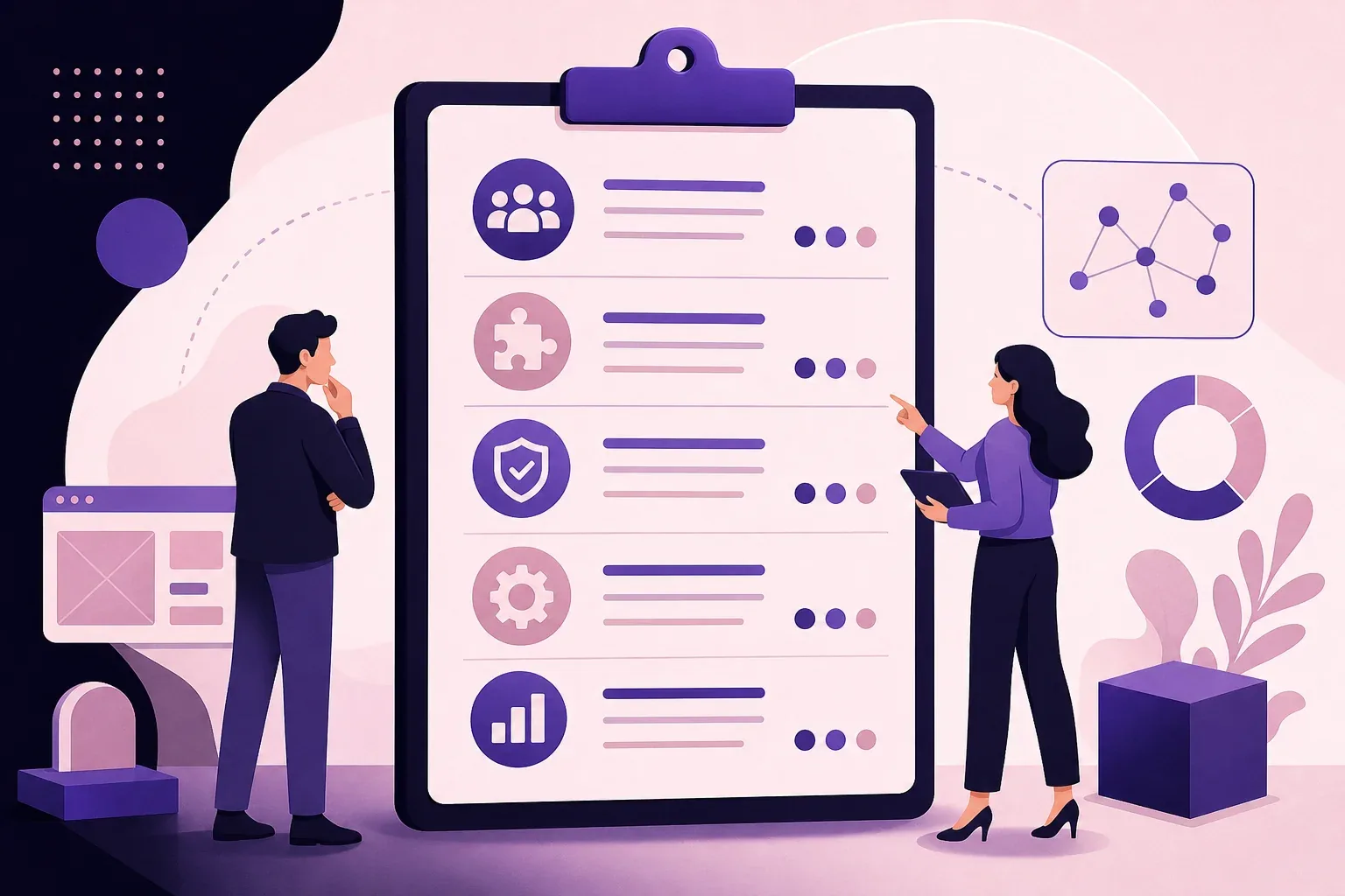 Checklist for evaluating a custom software development company before signing a contract with vendor selection criteria