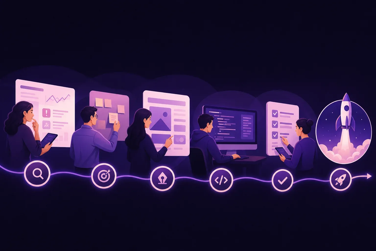 UX audit services dashboard showing prioritized findings transformed into actionable improvements ready to ship to production