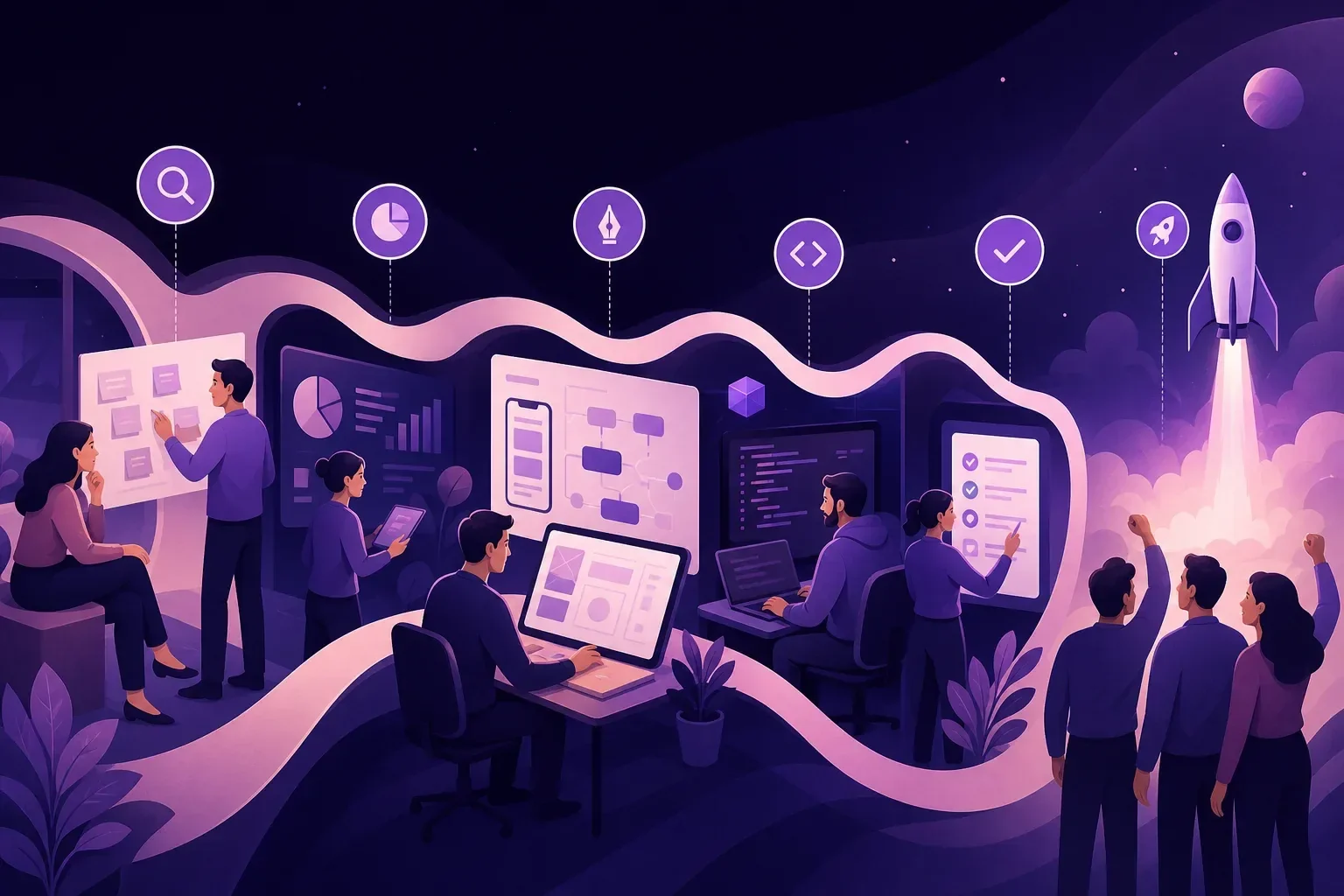 UI/UX design company - The End-to-End Design Process That Takes a Product from Discovery to Launch
